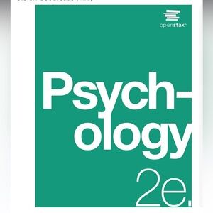 Psychology 2e: Official OpenStax ISBN 9781975076443